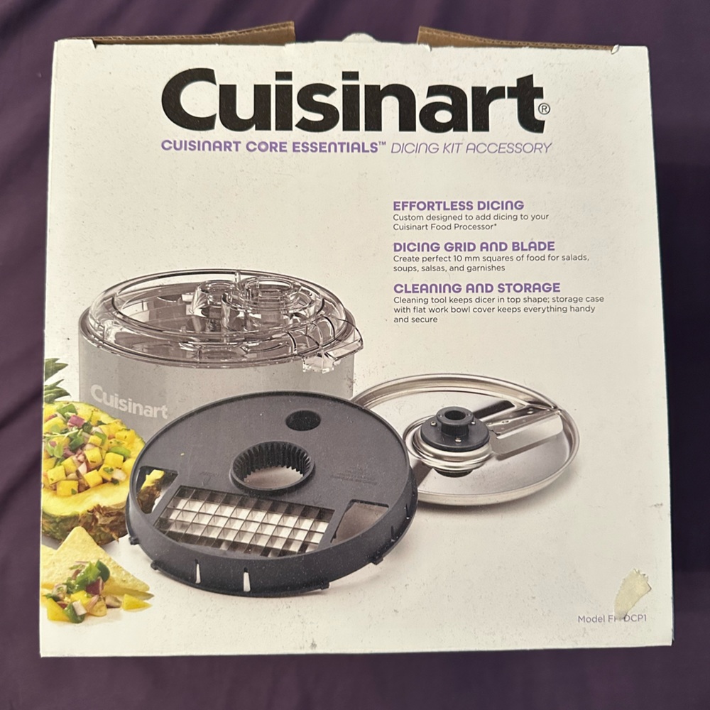 CUISINART CORE ESSENTIALS™ DICING KIT ACCESSORY Model FP-DCP1 Brand New